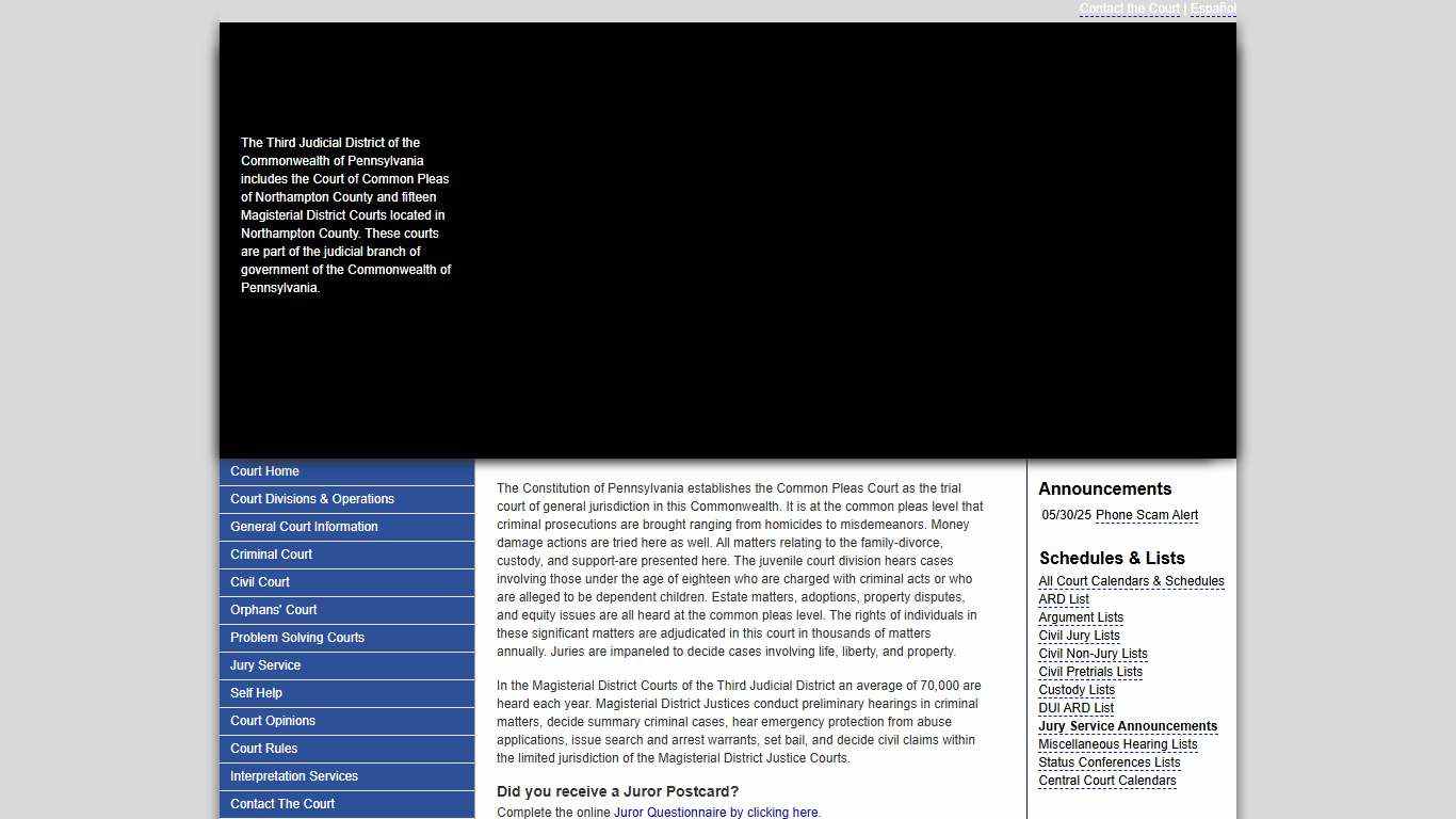 Northampton County PA of Court Common Pleas - Serving the People of Northampton County, PA :: Northampton County Court of Common Pleas